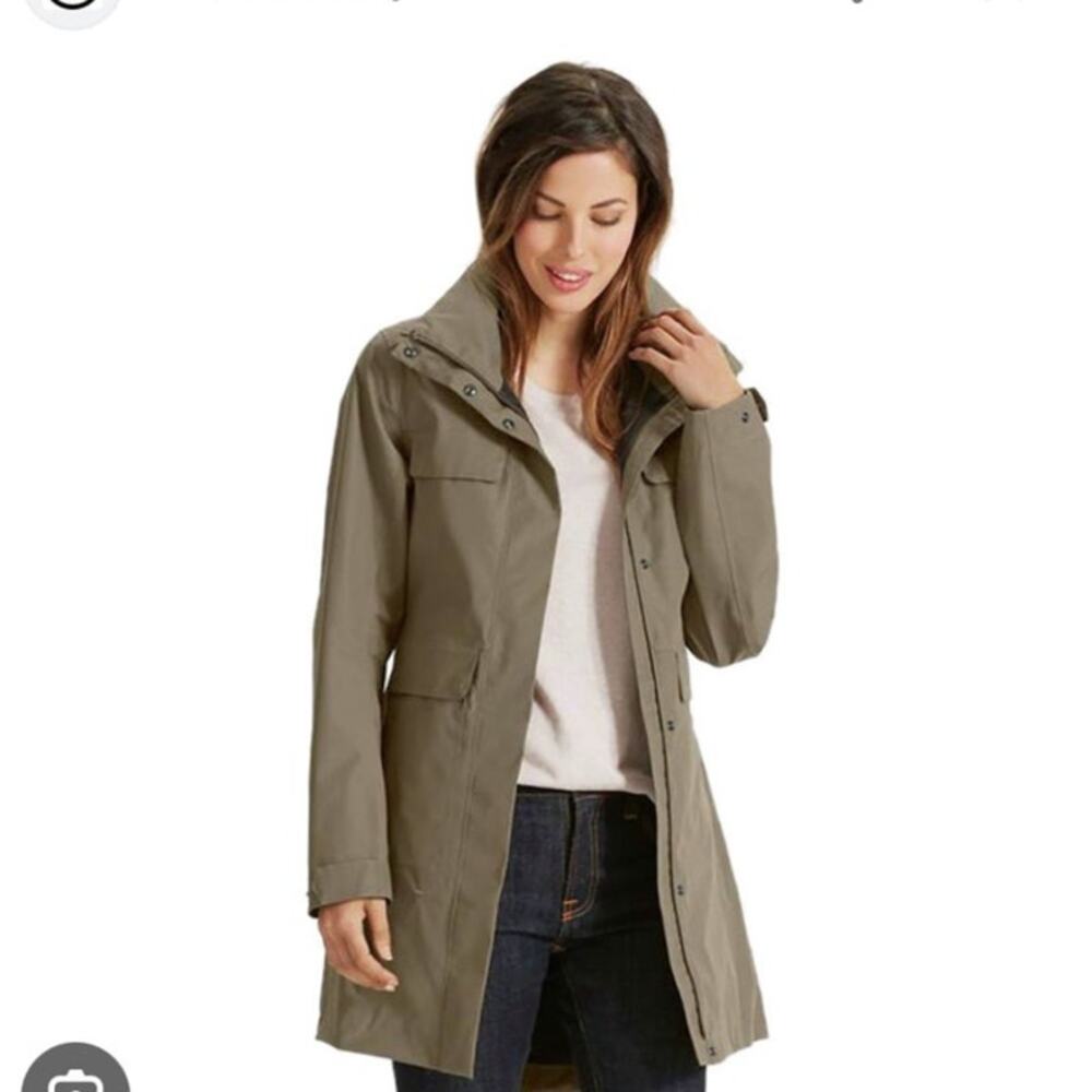 EUC‎ NAU Army Green Quintessential Trench Jacket M